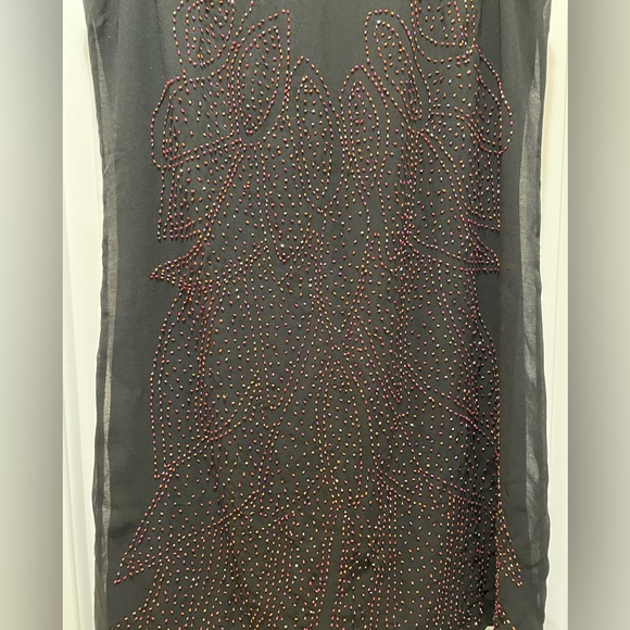 Black beaded flapper dress - Picture 6 of 15